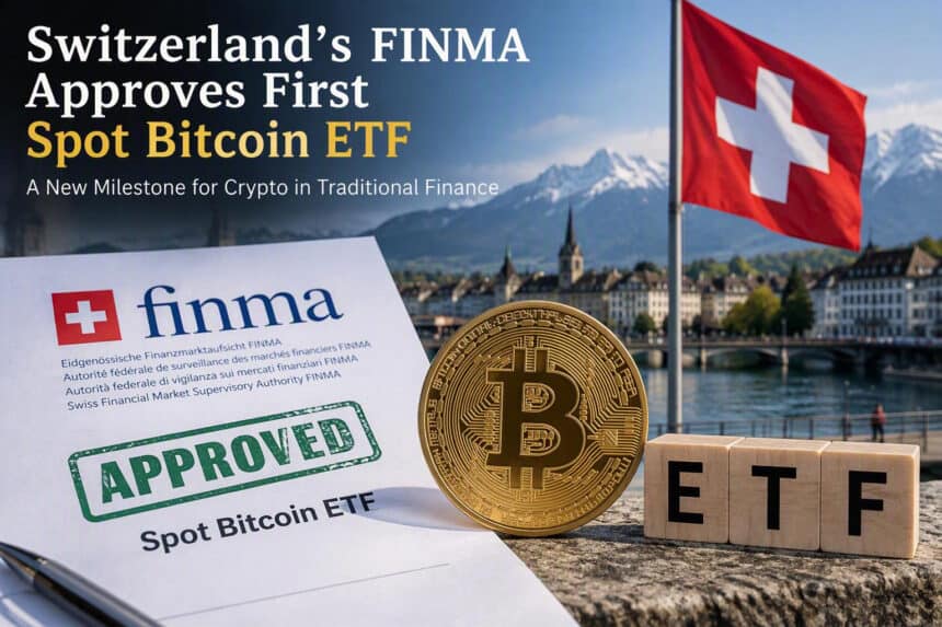 Switzerland’s FINMA Approves First Spot Bitcoin ETF