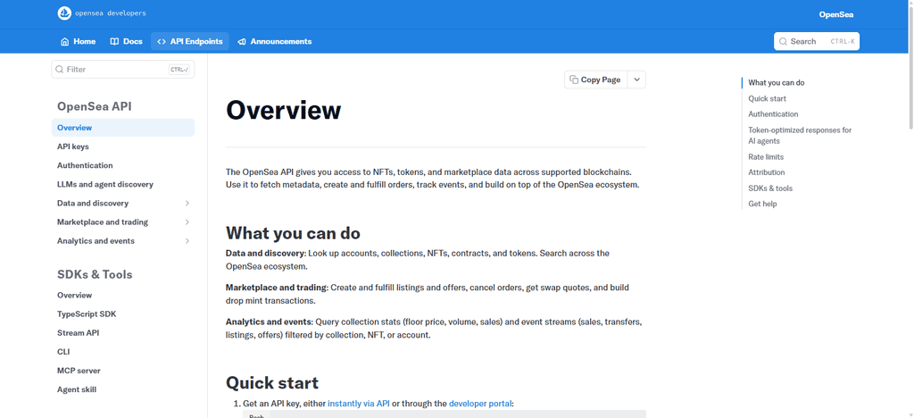 OpenSea API