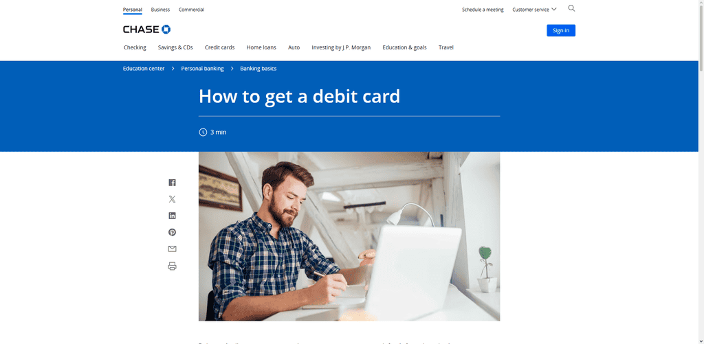 Chase Debit Card