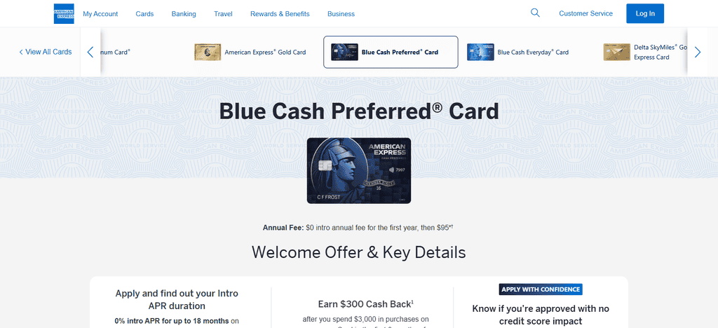 American Express Blue Cash Preferred® Card