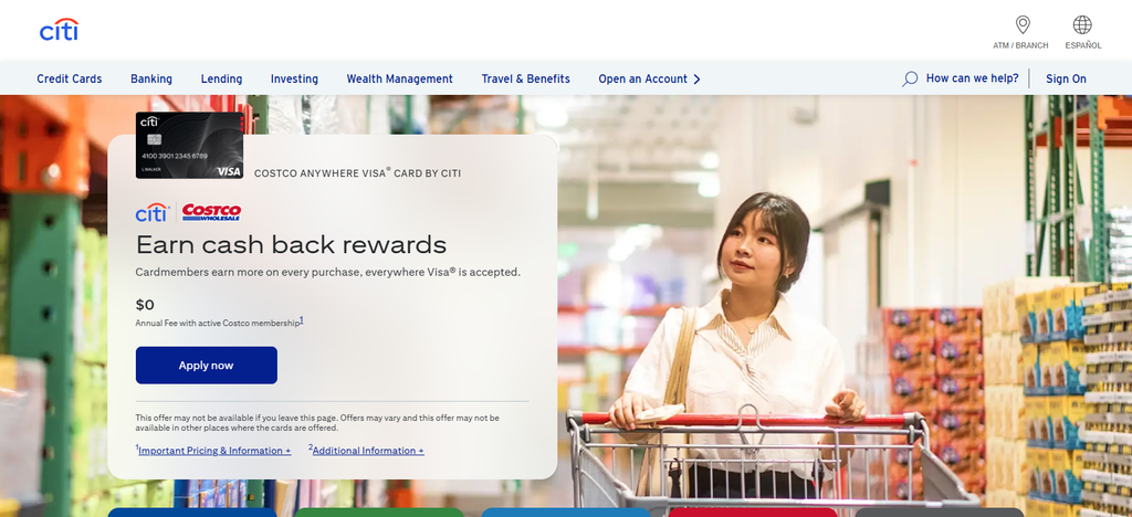 Costco Anywhere Visa® Card from Citi