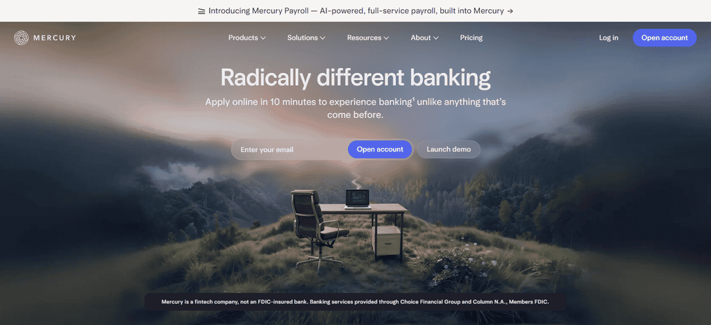 Mercury Business Debit Card