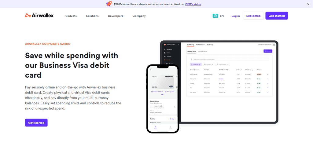 Business Visa Card by Airwallex