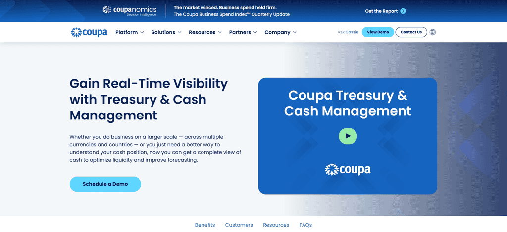 Coupa Treasury