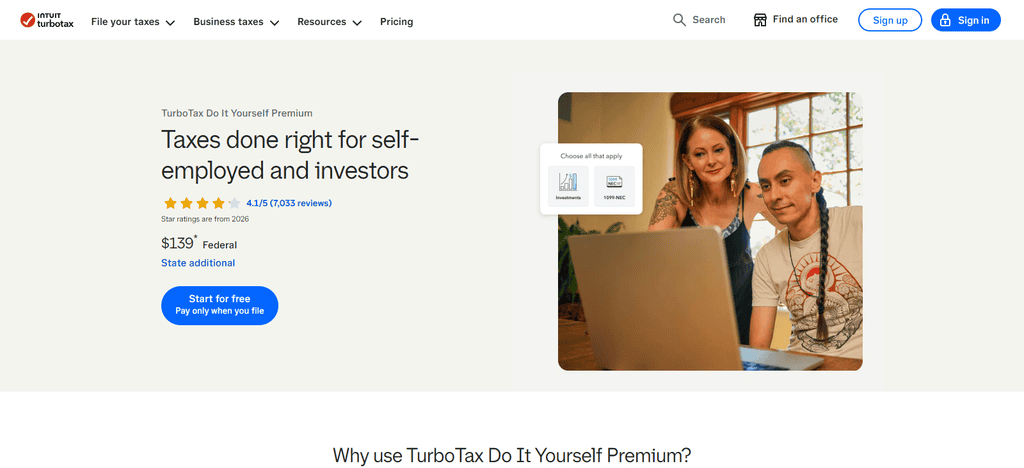 TurboTax Premium/Self Employed