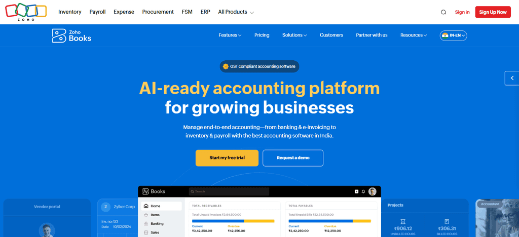 Zoho Book