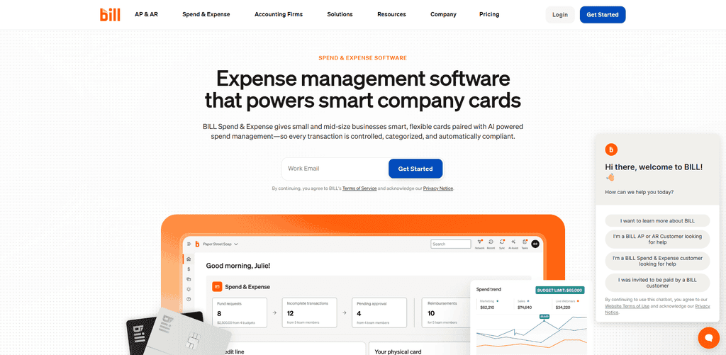 BILL Spend & Expense (ex Divvy)