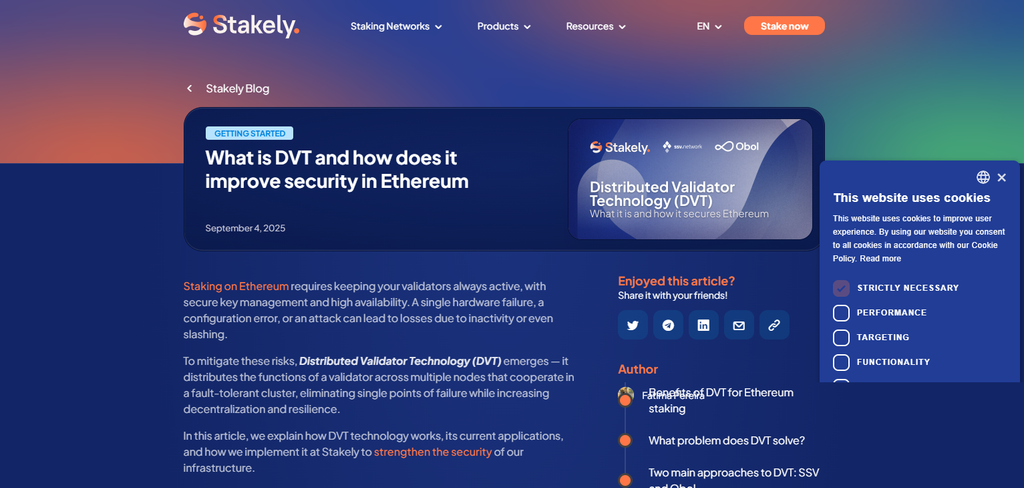 Stakely DVT / StakeWise Operator