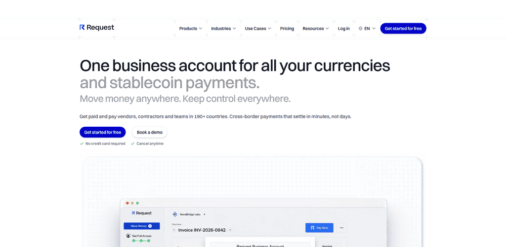 Request finance