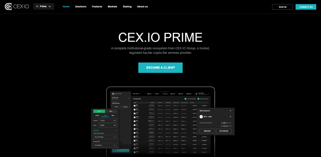 CEX.IO Prime