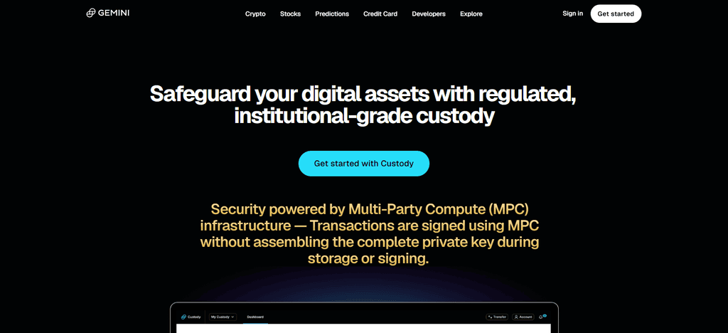 Gemini Custody
