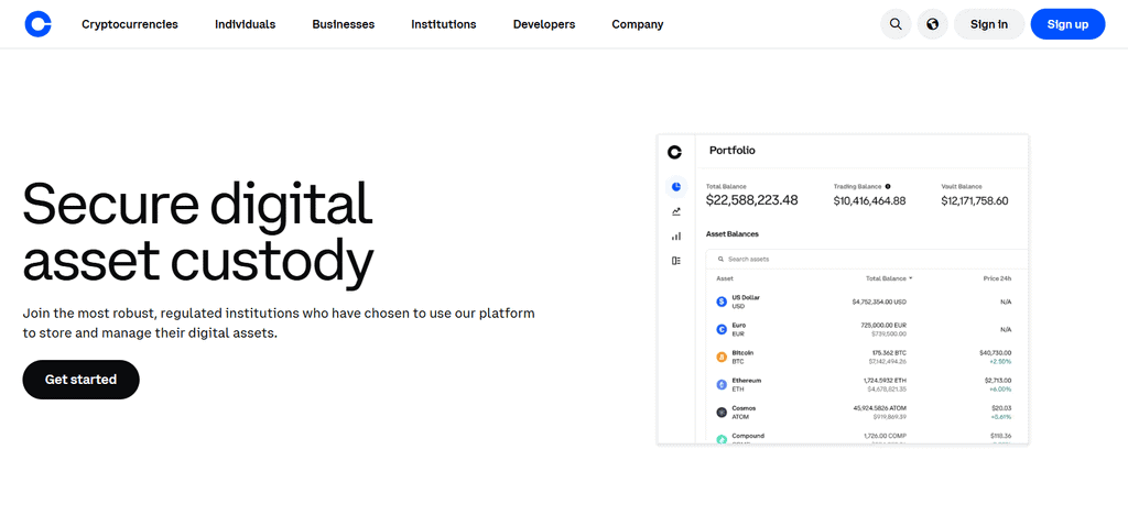 Coinbase Custody.