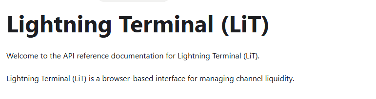 Litd (Lightning Terminal)