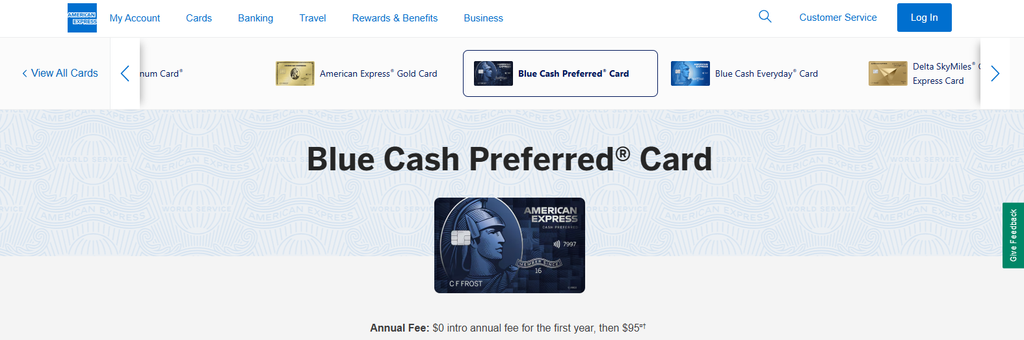 American Express Blue Cash Preferred® Card
