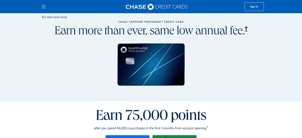 Chase Sapphire Preferred Card®