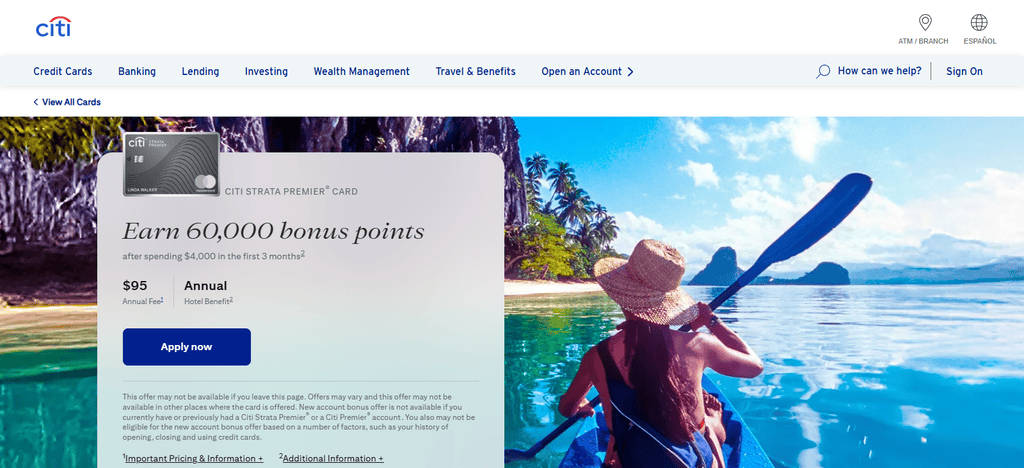 Citi® Strata SM Premier Card