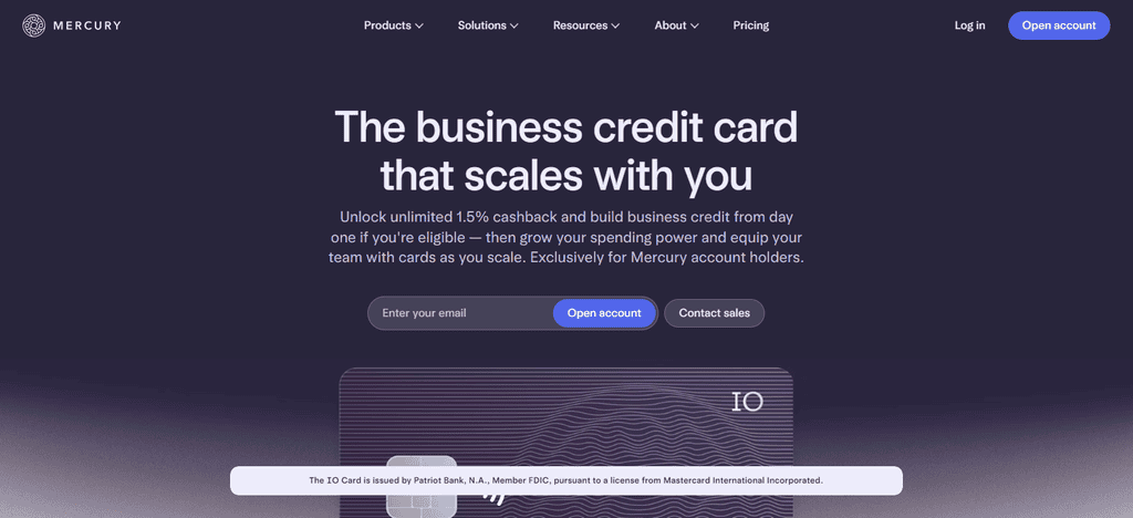 Mercury Debit Cards