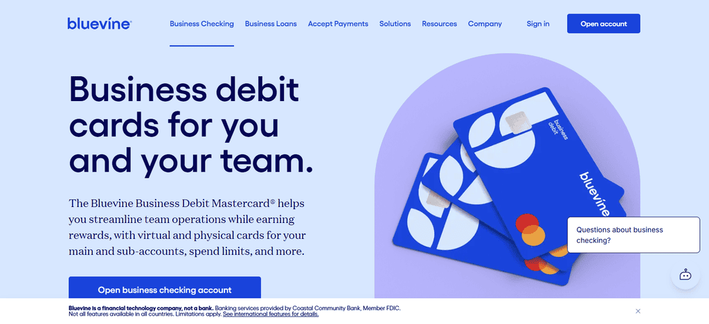 Bluevine Business Debit Card