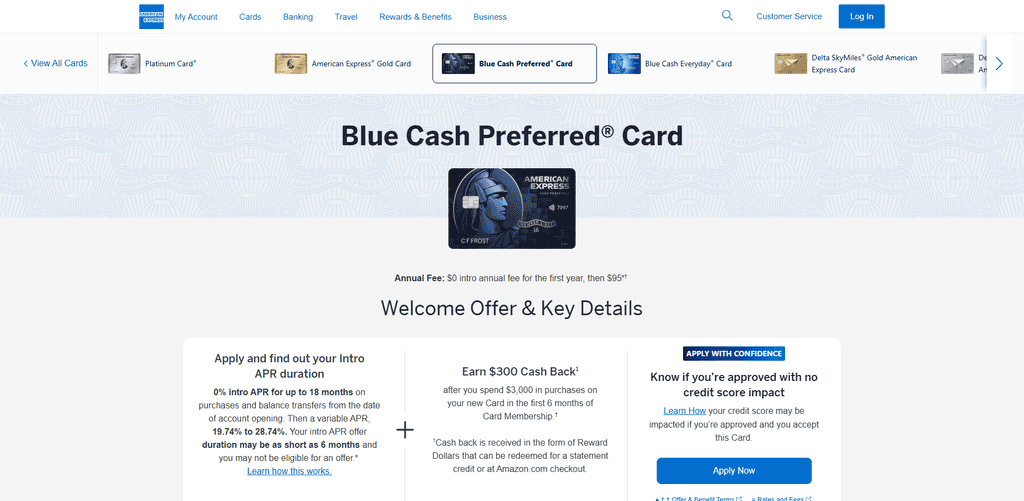 Amex Blue Cash Preferred® Card