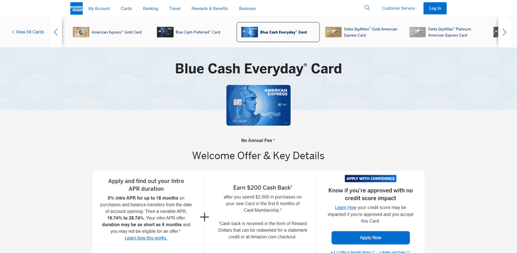 American Express Blue Cash Everyday Card®