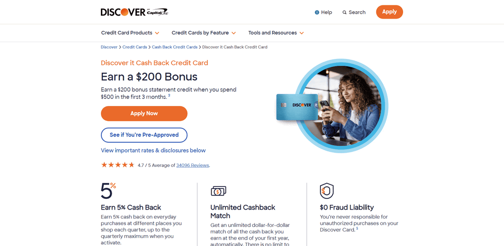 Discover it® Cash Back