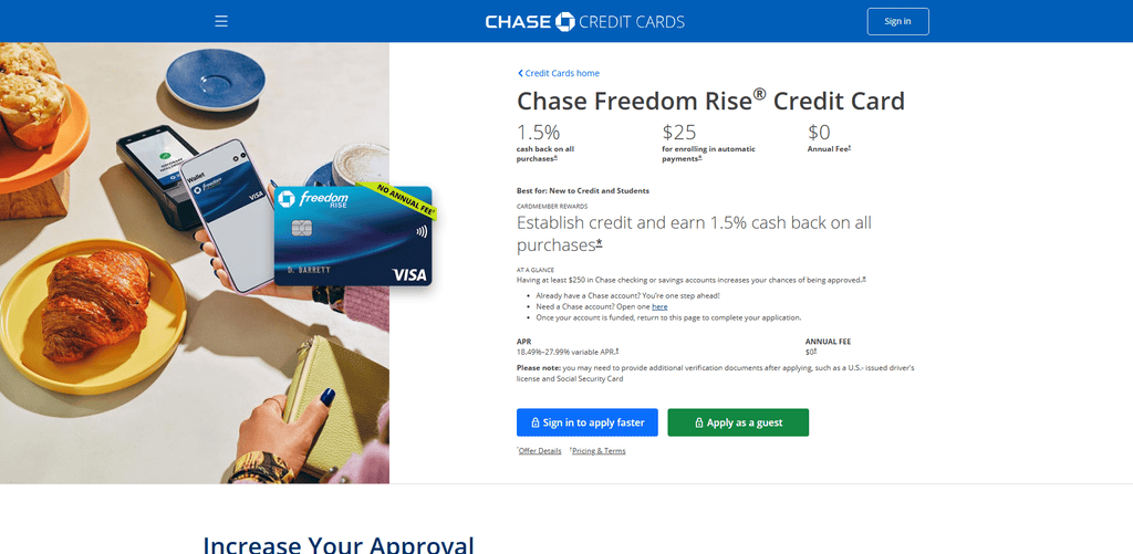 Chase Freedom® Rise