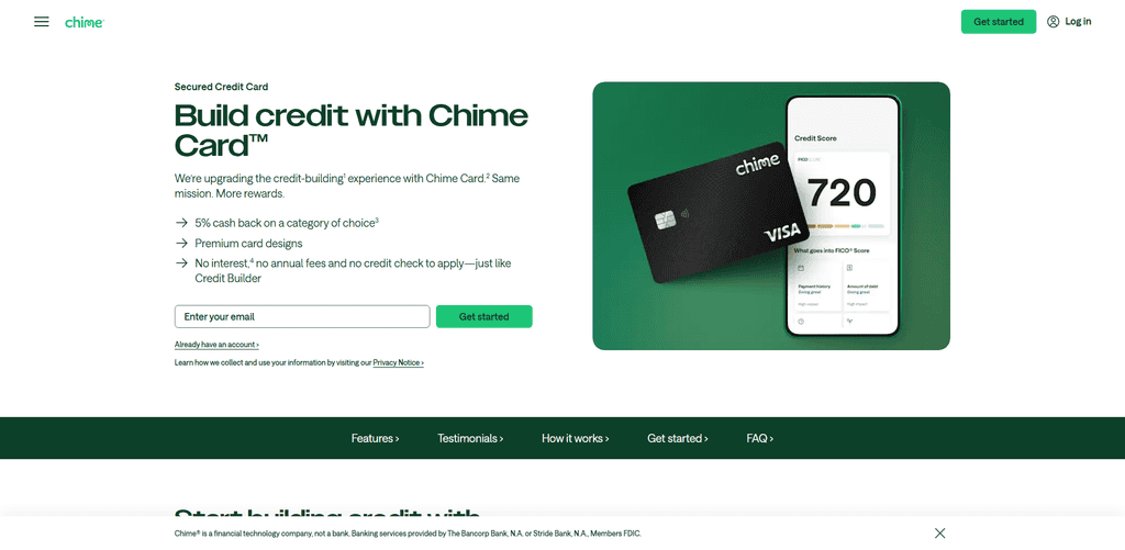 Chime Credit Builder Card