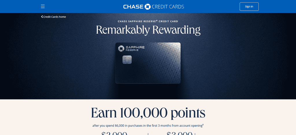 Chase Sapphire Reserve®