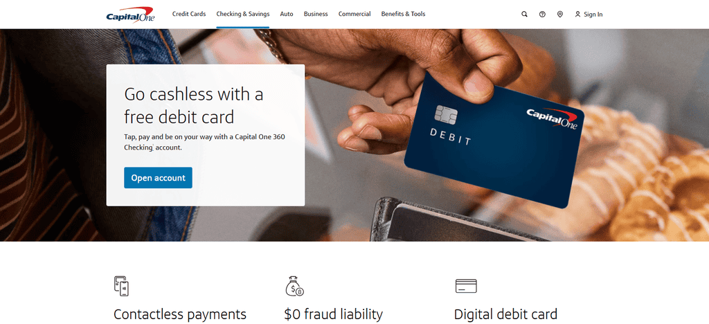 Capital One 360 Checking (Debit Card)