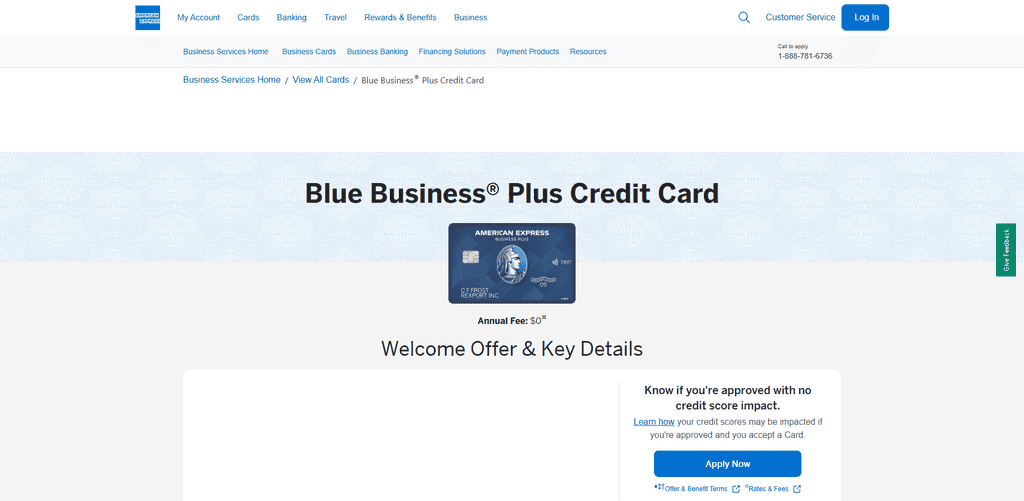 American Express Blue Business Plus®