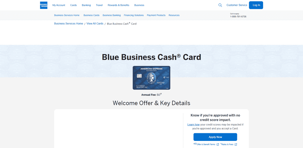 American Express Blue Business Cash™ Card