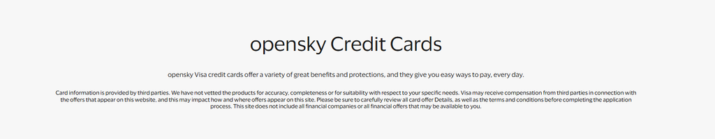 OpenSky® Secured Visa® Credit Card
