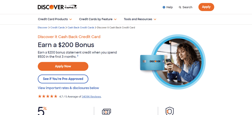 Discover it® Cashback