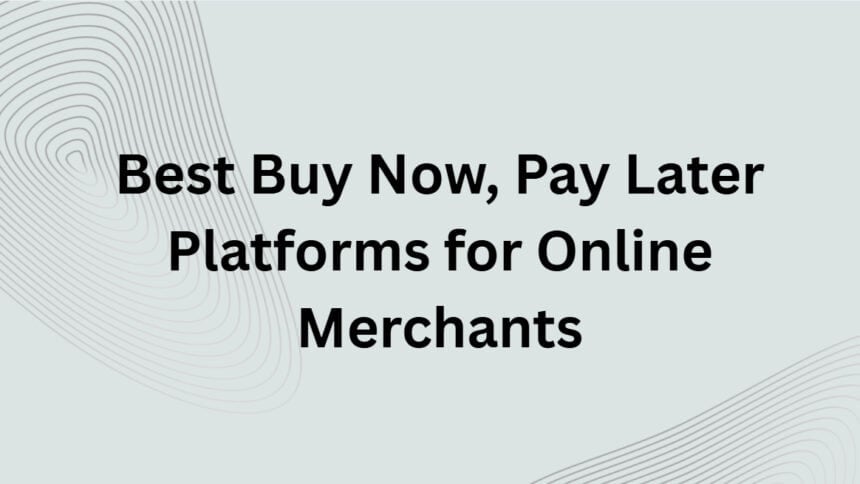 10 Best Buy Now, Pay Later Platforms for Online Merchants