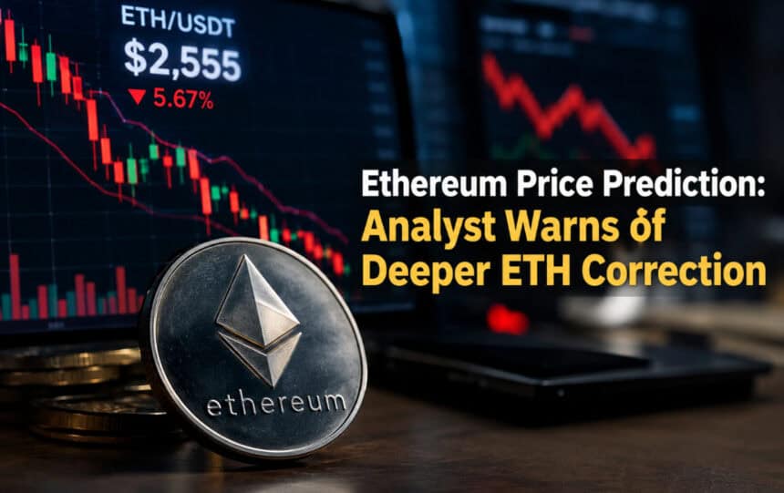 Ethereum Price Prediction: Analyst Warns of Deeper ETH Correction