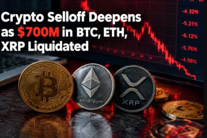 Crypto Selloff Deepens as $700M in BTC, ETH, XRP Liquidated