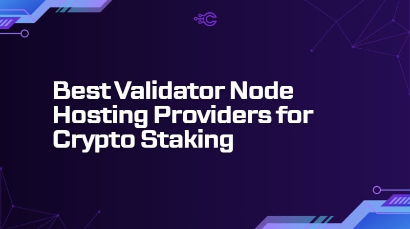 10 Best Validator Node Hosting Providers for Crypto Staking